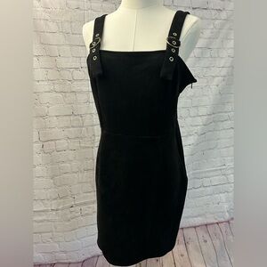 🖤Forever 21 Black Strapless Dress with Grommet Straps🖤